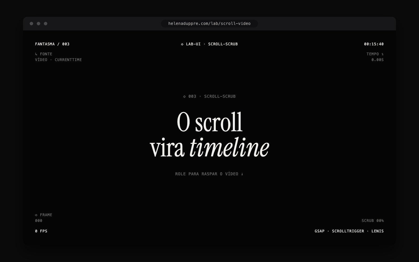 Scroll-scrub